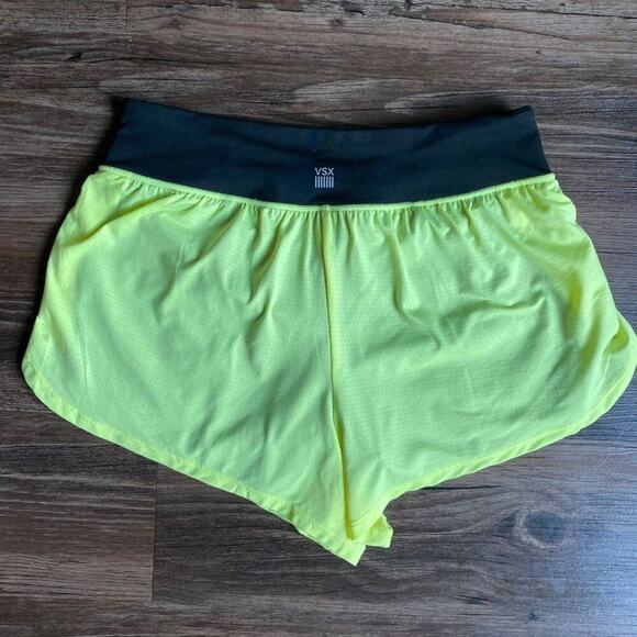 Victoria's Secret VSX Sport sz XS‎ yellow running shorts - Picture 3 of 5